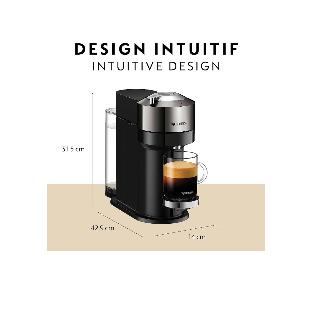 [福利品出清］Nespresso vertuo next經典款膠囊咖啡機+奶泡機-細節圖4