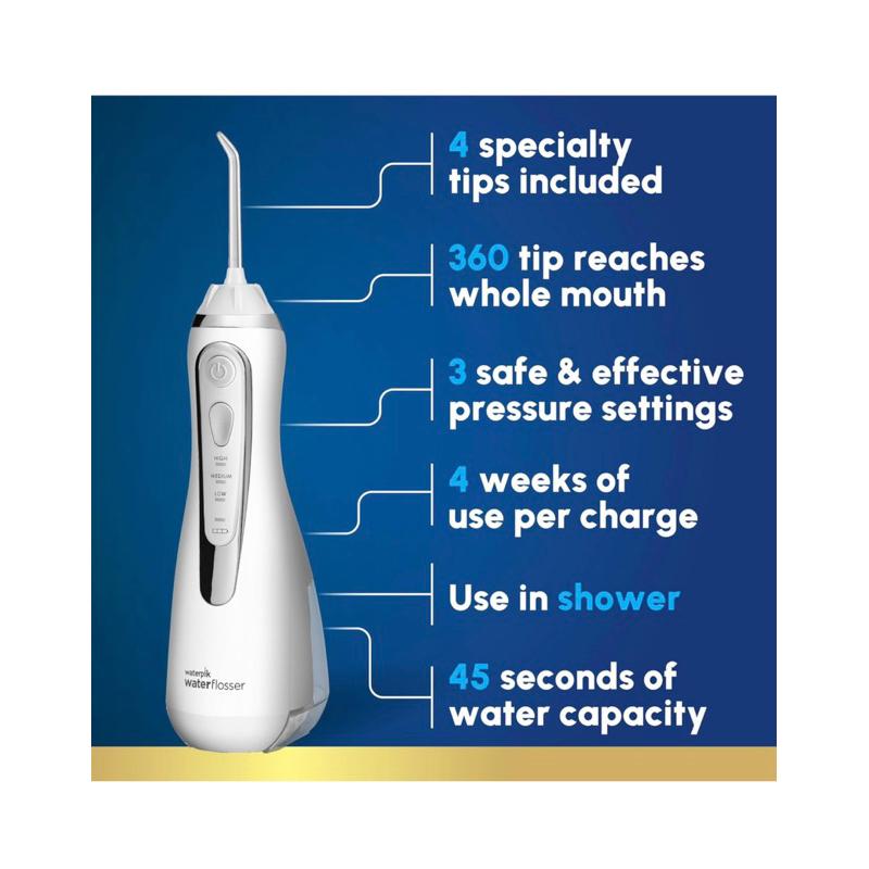 ［福利品出清］waterpik 無線沖牙機攜帶型 最新WP-582 WP360w-細節圖3