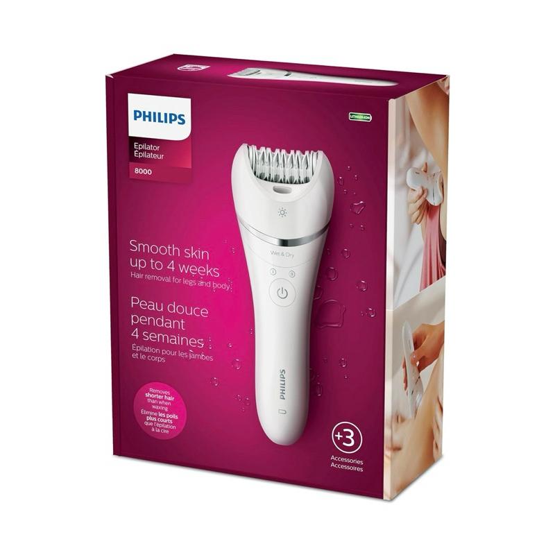 [福利品出清］Philips series8000乾濕兩用美體刀 脫毛器BRE700/BR720-細節圖7