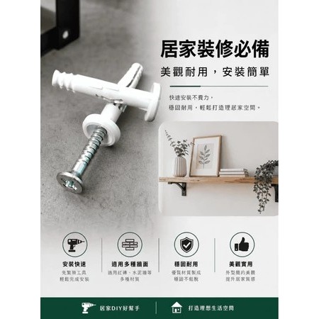 £特賣中 台灣製造 敲擊式尼龍釘/快速釘/利格釘/尼龍敲釘/壁虎套快速釘白鐵/黑鐵（200支/包）-細節圖7
