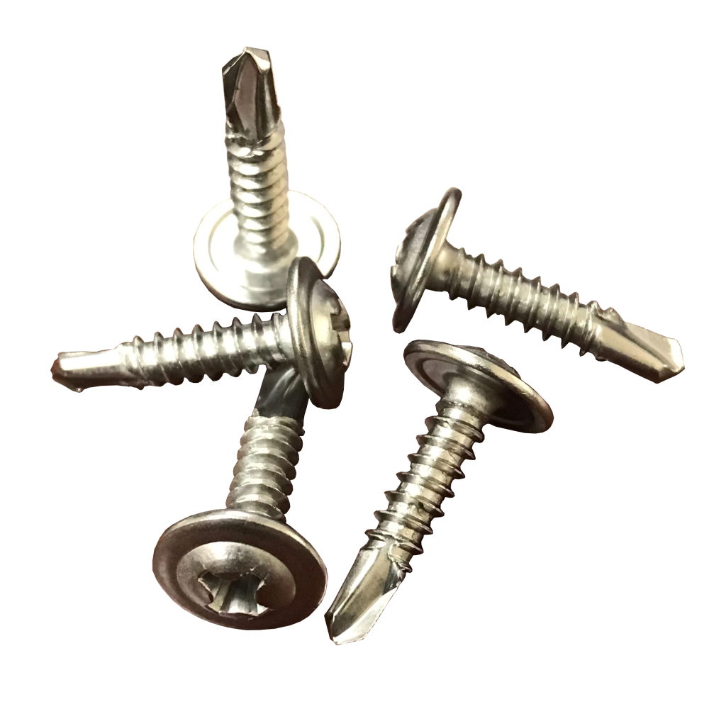 自攻螺絲 410白鐵小蜜蜂螺絲 自鑽螺絲 採光罩使用螺絲 可鑽2mm厚不銹鋼板-細節圖11