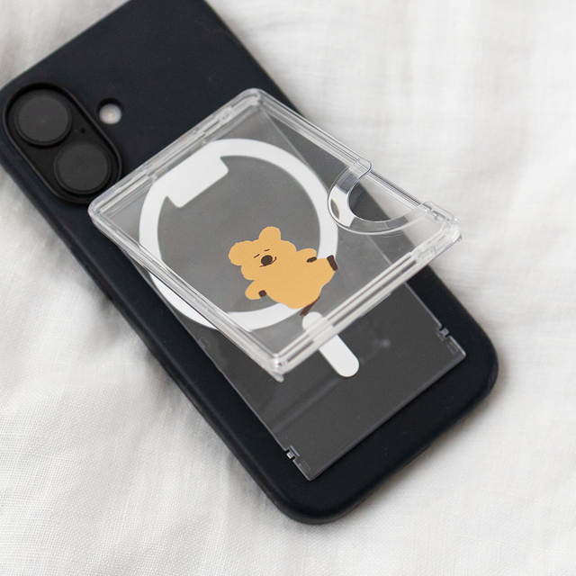 全新韓國現貨！DINOTAENG Magsafe Card Wallet 磁吸卡夾 卡夾 手機卡夾 磁吸-細節圖3