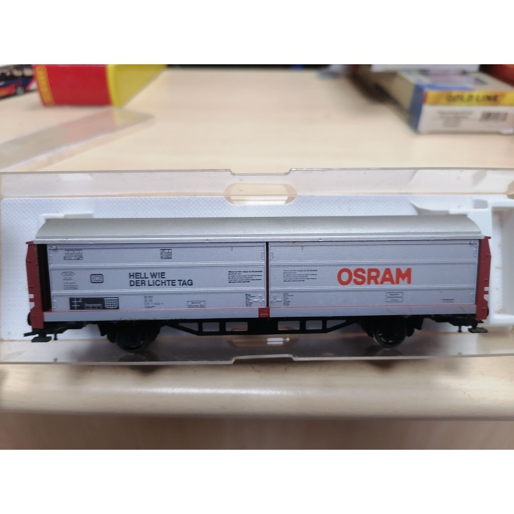 HO Fleischmann 5336 雙軸貨車 OSRAM-細節圖2