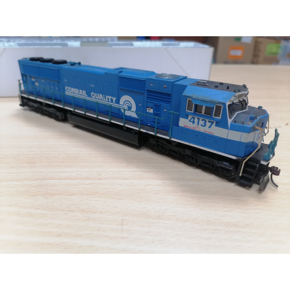HO KATO SD70MAC Conrail塗裝 DC版-細節圖4