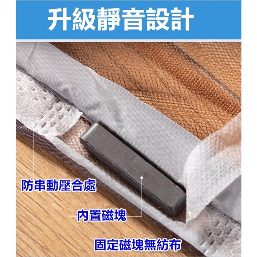 ✨台灣現貨免運✨防蚊門簾 磁吸式防蚊門簾 磁吸門簾 魔鬼氈 靜音 門簾-細節圖6