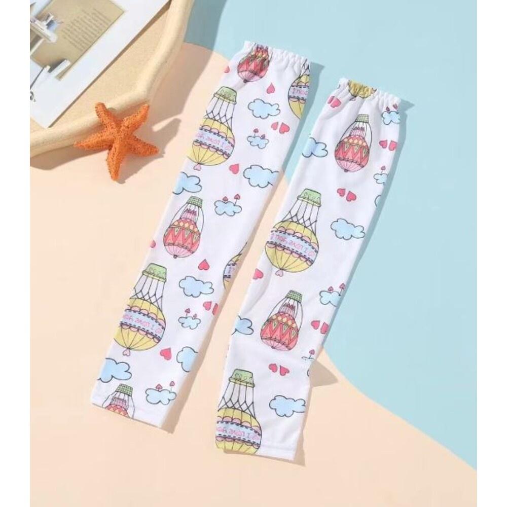 ✨台灣現貨✨ 兒童防曬袖套 冰絲袖套 涼感袖套 兒童袖套 運動袖套-細節圖8