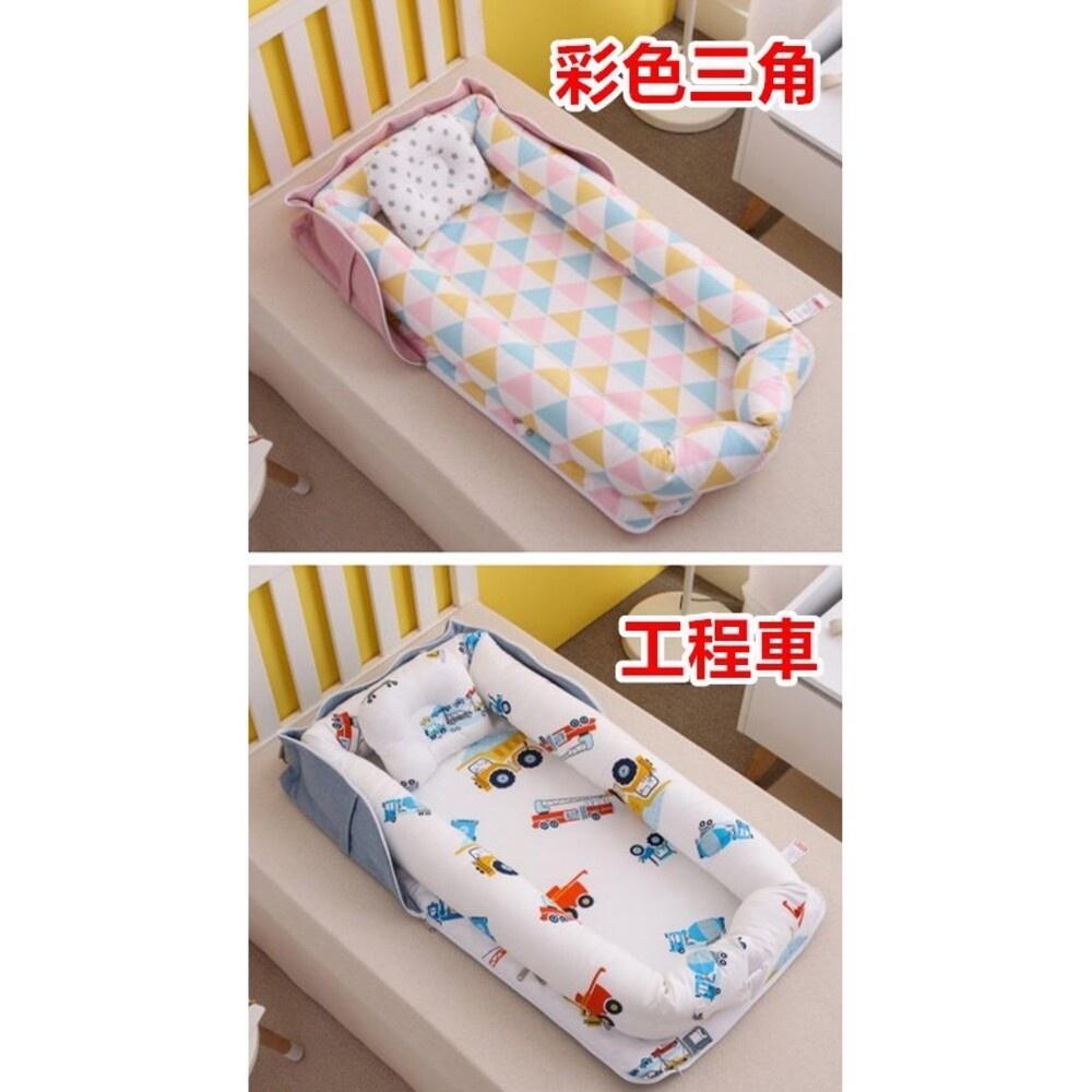 箱包式便攜式嬰兒床床中床 可背可收納 隔離防護 可拆洗定型枕 全棉嬰兒床~床中床-細節圖9