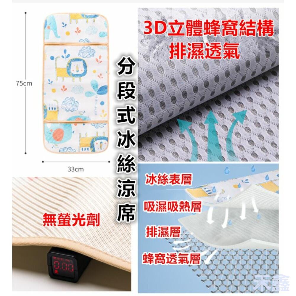 ✨台灣現貨免運✨ 嬰兒車涼席 推車涼墊 冰絲涼席 推車涼席 推車坐墊 嬰兒車坐墊 推車棉墊 透氣加厚純棉坐墊 推-細節圖3