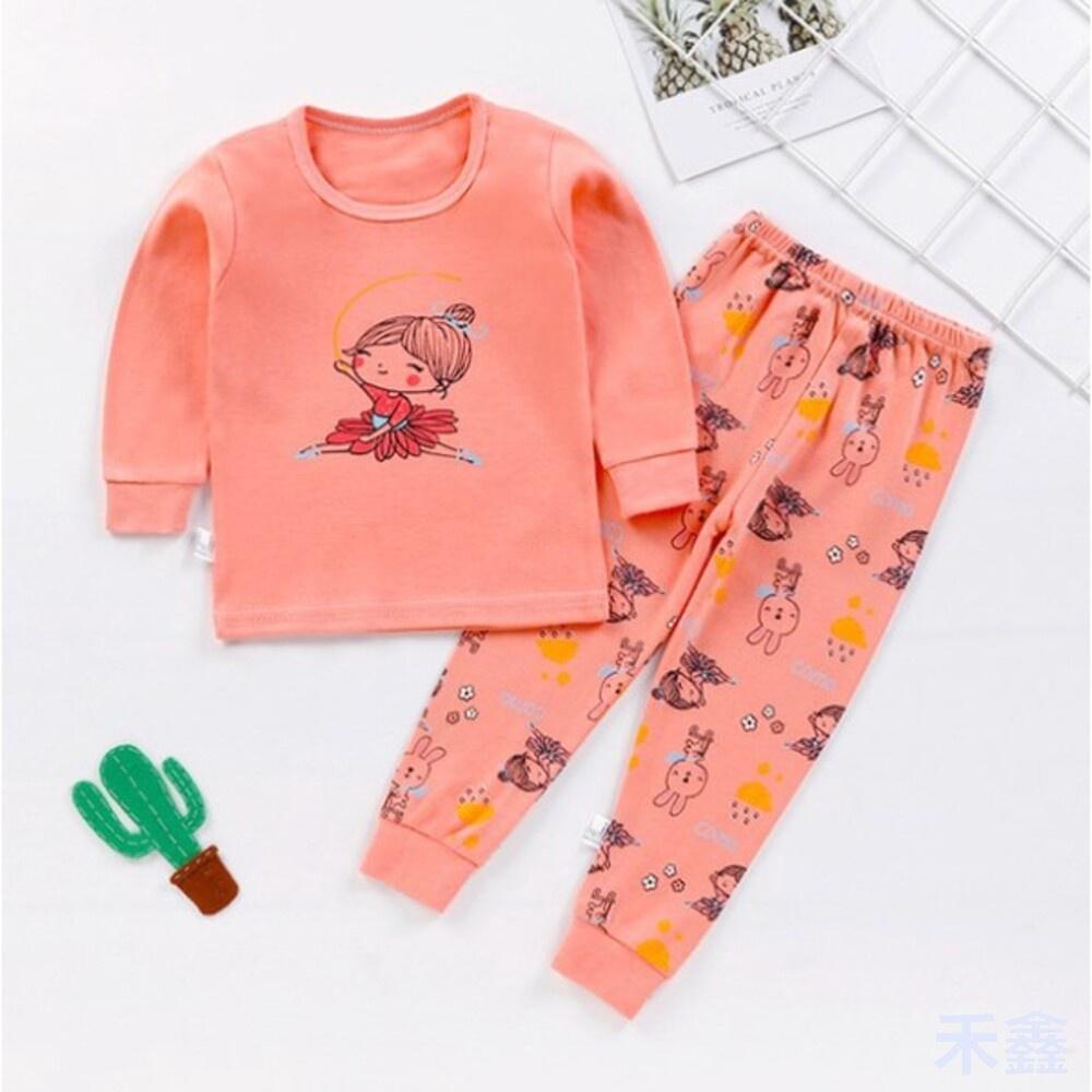 💖台灣現貨免運💖  兒童睡衣 長袖睡衣 純棉睡衣 家居服2件套 男童睡衣 女童睡衣-細節圖7