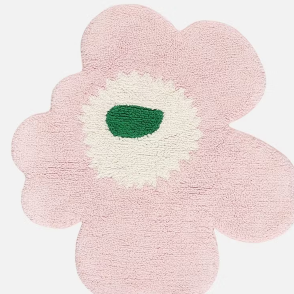 花花地墊（粉）-細節圖2