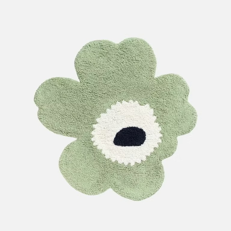 花花地墊（綠）-細節圖2