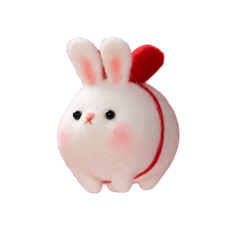 蝴蝶結小兔（附工具＋鑰匙圈）