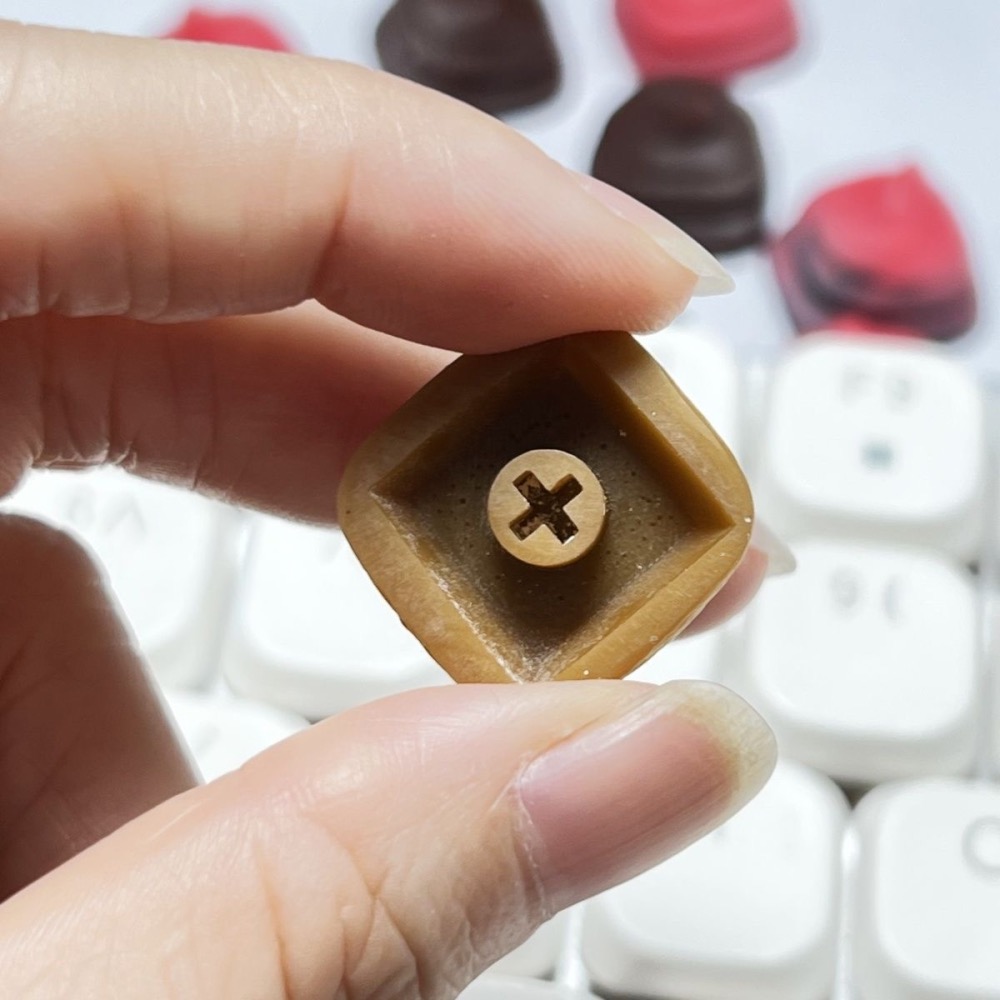 DESK FUN 嚴選｜療癒便便 💩 立體鍵帽 KUSO搞怪 惡搞趣味 辦公室小物 紓壓 鍵盤裝飾 機械鍵盤 十字軸-細節圖3