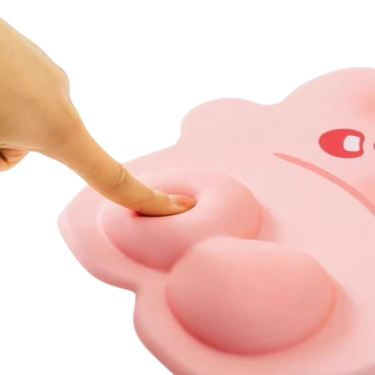 DESK FUN 嚴選｜🔥 升級加厚款 🔥 海狸屁股 護腕滑鼠墊 3D立體解壓 記憶棉手托 防滑耐磨-細節圖3