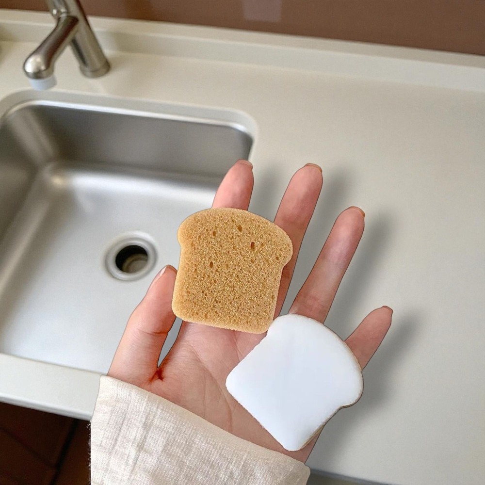 ✨【吐司造型魔力擦】散裝分裝 奈米海綿 神奇去污 清潔塊 科技海綿 洗碗刷 廚房水槽 縫隙清潔-細節圖4
