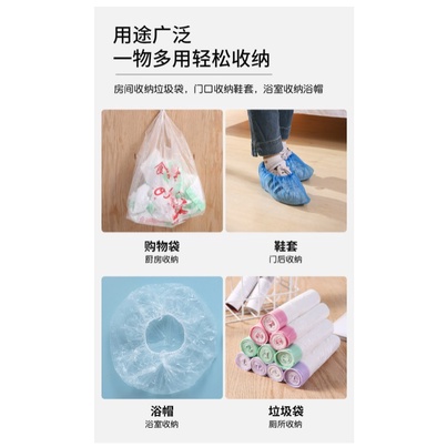AY.方格造型實用可掛式網狀環保垃圾收納袋.塑料袋.購物袋儲存收納-細節圖7