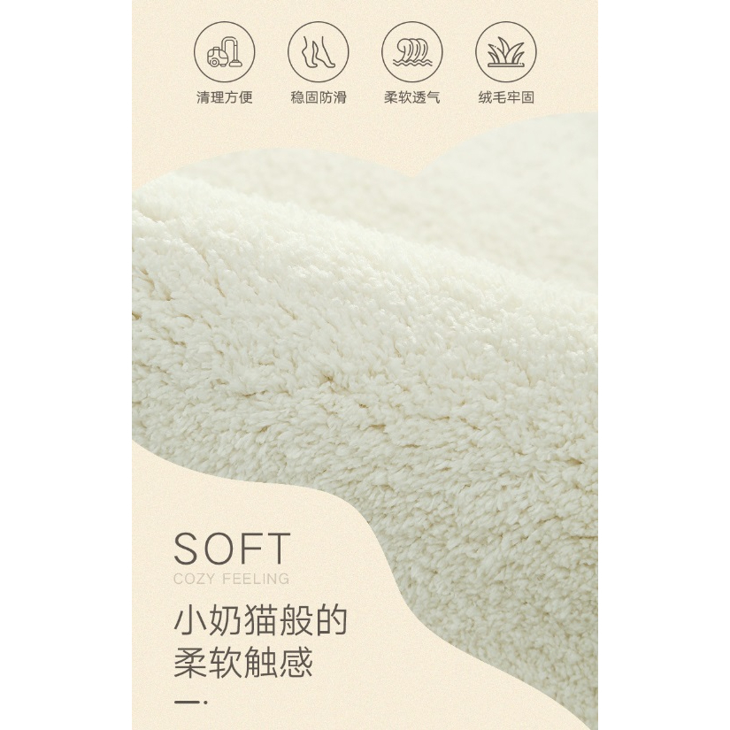CY.繽紛卡通造型羊羔絨地墊、臥室門墊、地毯、腳踏墊 40*120cm-細節圖4