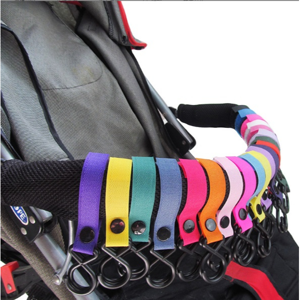 CY.嬰兒推車掛鈎、魔鬼氈掛勾、手推車掛勾、雙掛勾-細節圖2