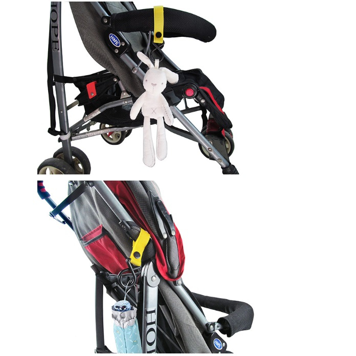 CY.嬰兒推車掛鈎、魔鬼氈掛勾、手推車掛勾、雙掛勾-細節圖3