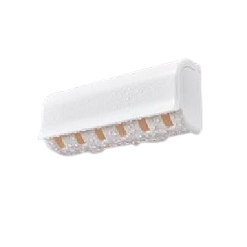 CY.KM871 日本粘貼式防塵牙刷架、日式簡約白色牙刷架(6个牙刷孔架)-細節圖9