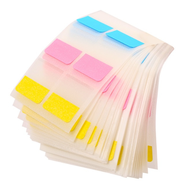 CY.莫蘭迪索引標籤貼紙、便利貼標記紙、彩色螢光貼紙、書籤紙引索貼-細節圖4