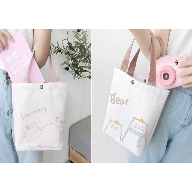 AY.日系ins風清新小手提收纳包.購物袋.手提袋.手提包-細節圖8