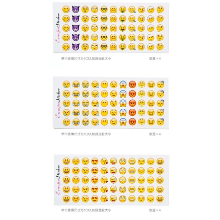 FY.Emoji 表情貼紙、迷你小表情翻白眼貼紙(12張/含660個)-細節圖4