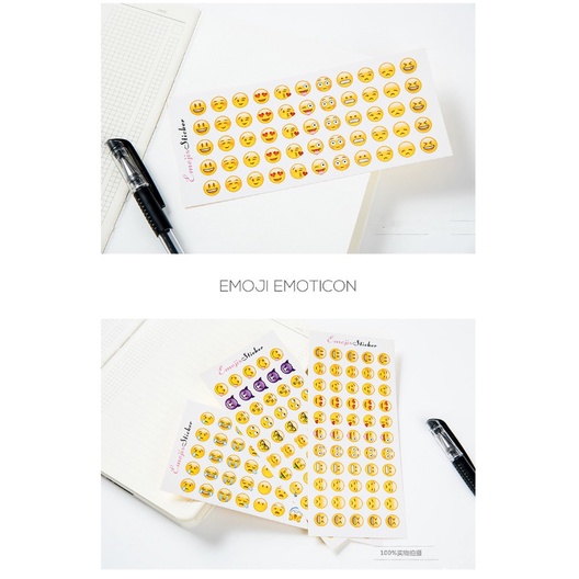 FY.Emoji 表情貼紙、迷你小表情翻白眼貼紙(12張/含660個)-細節圖7
