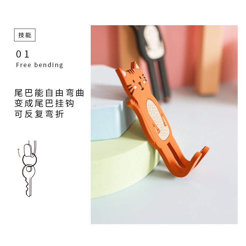 CY.超萌肚肚小貓咪造型冰箱貼掛勾、磁鐵掛鈎-細節圖3