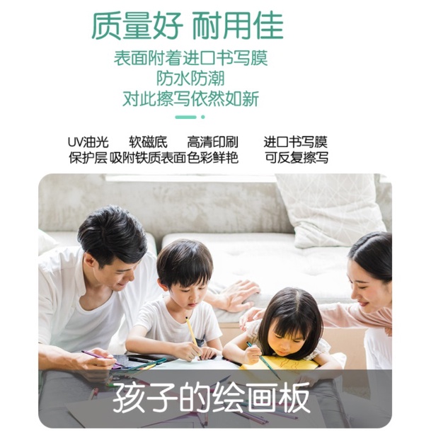 FY.創意冰箱留言貼、磁性冰箱貼留言板、小畫板(送白板筆2支+板擦1個)-細節圖5