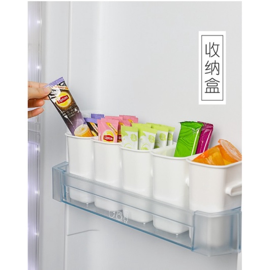 CY.冰箱食品分類收納盒、冰箱卡扣儲物盒、食物整理盒