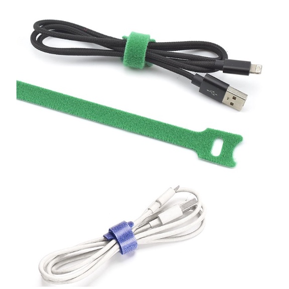 EY.T型魔術貼束帶、電線收納理線器、電腦數據線電源網線綁線帶、耳機收納綁繩-細節圖6