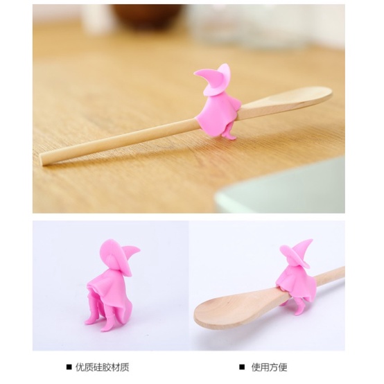 BY.創意可愛巫婆抬高鍋蓋防溢器、加高器(廚房必備品)-細節圖7