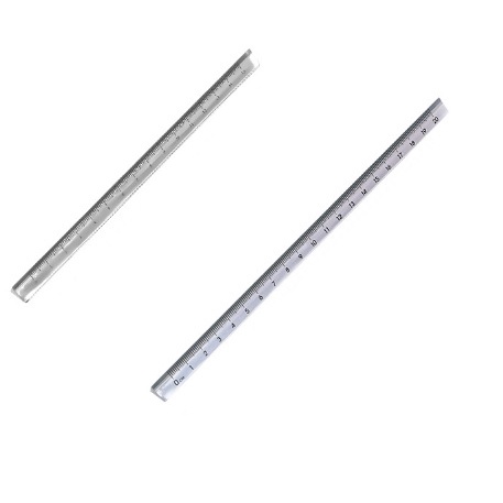 FY.無印風簡約透明三棱尺、繪圖測量尺、立體刻度尺、直尺 15cm & 20cm-細節圖7