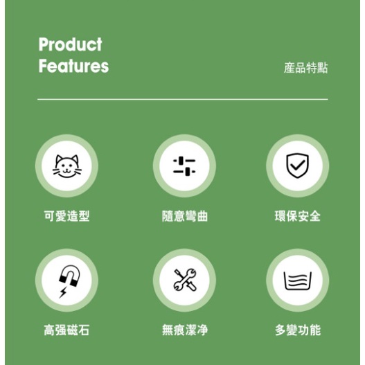 FY.可愛格仔熊造型冰箱貼掛勾、磁鐵掛鈎-細節圖2