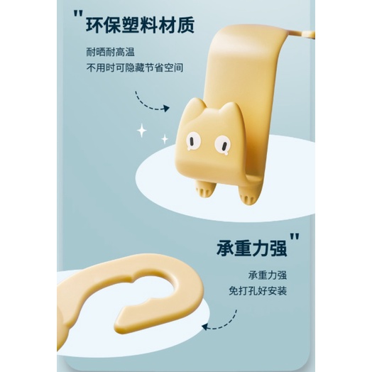 AY.可愛卡通多功能汽車椅背掛鈎、車內座椅創意掛勾-細節圖2