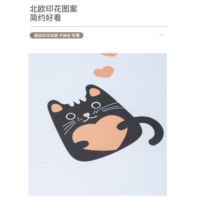 AY.北歐印花簡約PEVA微波爐防塵罩.防油污微波爐罩-細節圖4