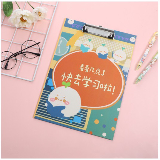 AY.INS 卡通學霸系列A4文件板夾、書寫墊板、檔案資料夾、票據夾-細節圖6