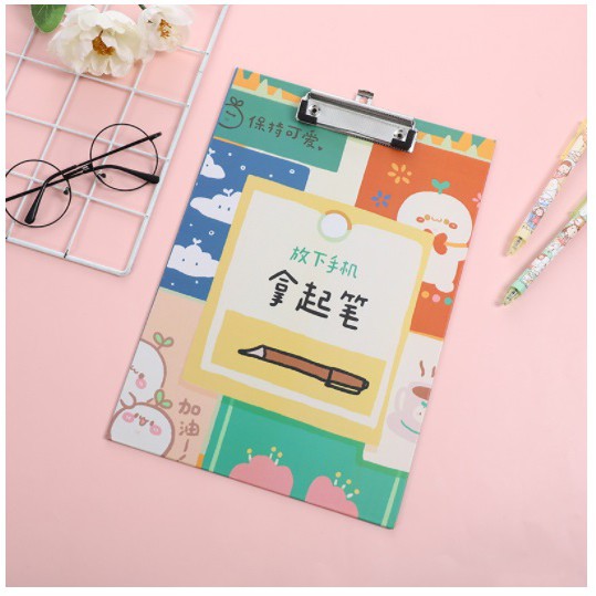 AY.INS 卡通學霸系列A4文件板夾、書寫墊板、檔案資料夾、票據夾-細節圖7