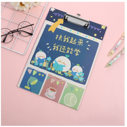 AY.INS 卡通學霸系列A4文件板夾、書寫墊板、檔案資料夾、票據夾-細節圖8