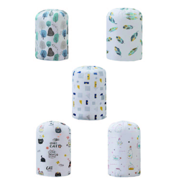 HY.清新印花可愛束口防潮棉被袋、防水棉被收納袋、衣物整理袋、打包袋、束口袋-細節圖9