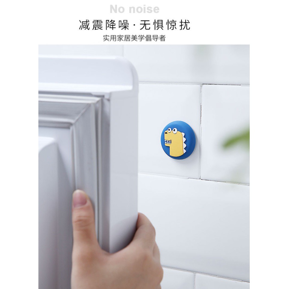 CY.創意卡通加厚矽膠墊牆面門後防撞墊、緩衝墊、門防撞墊-細節圖3