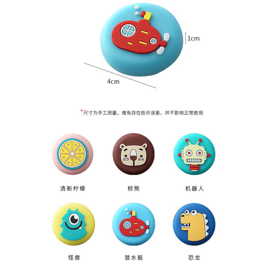 CY.創意卡通加厚矽膠墊牆面門後防撞墊、緩衝墊、門防撞墊-細節圖7