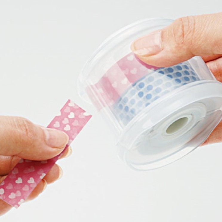 EY.日本製【INOMATA】紙膠帶滾筒收納盒-細節圖2