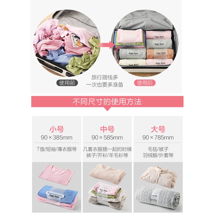 BY.Ж 衣物整理自粘捲捆魔術帶、創意整理收納神器-細節圖5