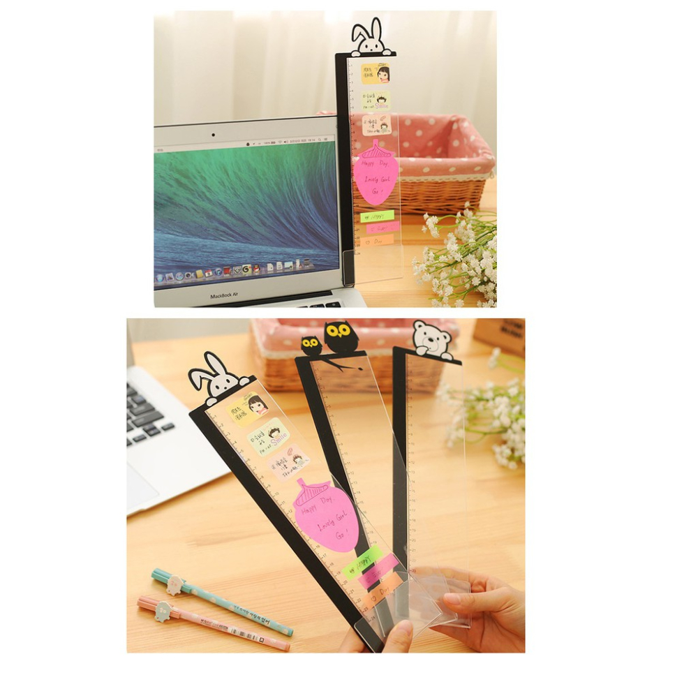 FY.Ж 電腦螢幕顯示器左右側留言板、N次貼、創意透明留言貼、便簽板◇-細節圖7