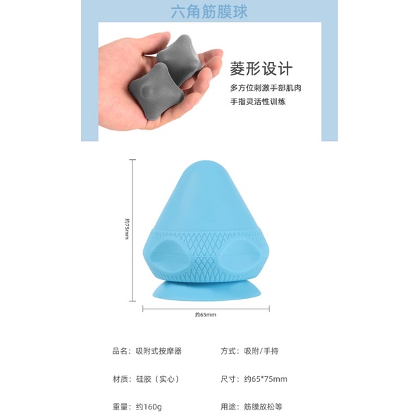 FY.矽膠拇指型手握按摩器、手指按摩器、凸點按摩器-細節圖2