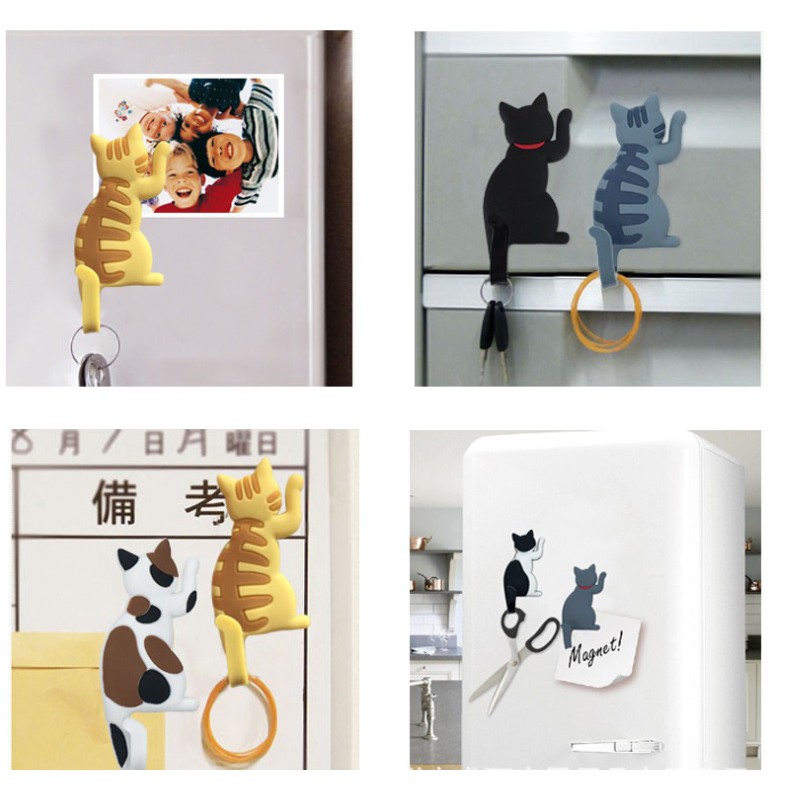 CY.Ж 貓尾巴磁鐵掛鉤 冰箱貼-細節圖3