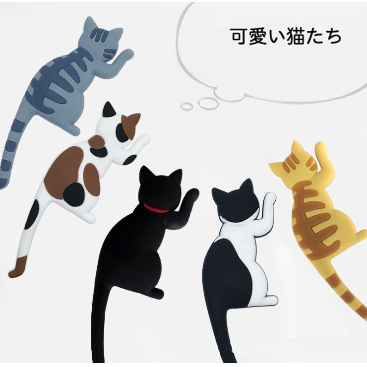 CY.Ж 貓尾巴磁鐵掛鉤 冰箱貼-細節圖4