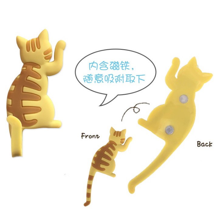 CY.Ж 貓尾巴磁鐵掛鉤 冰箱貼-細節圖5